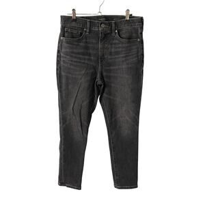 Banana Republic 29P Petite Jeans High Rise Slim Soft Black Stretch Casual